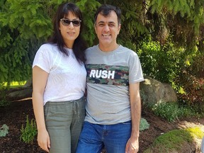 Saeed Malekpour, left, poses for a photo with his sister Maryam Malekpour in a Saturday, Aug. 3, 2019, handout photo.
