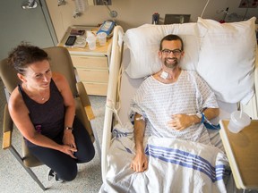 Colin Dowler, accompanied by wife Jenifer, shares his amazing tale of survival from Vancouver General Hospital.