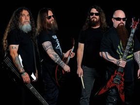 Slayer: Tom Araya, Gary Holt, Paul Bostaph, Kerry King. (Handout)