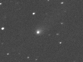Comet C/2019 Q4 is imaged by the Canada-France-Hawaii Telescope on Hawaii's Big Island Sept. 10, 2019. (NASA/JPL/Canada-France-Hawaii Telescope/Handout via REUTERS)