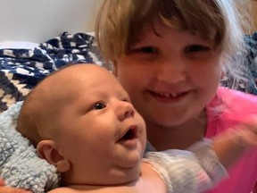 Brave Khloe Land is just four years old but her courage helped save baby brother Colton's life.
