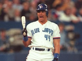 Jose Canseco during his tenure with the Toronto Blue Jays.