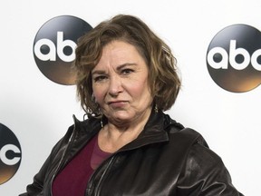 In this file photo taken on January 08, 2018 actress Roseanne Barr attends the Disney ABC Television TCA Winter Press Tour in Pasadena, California.