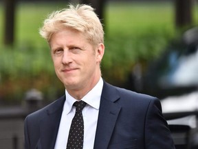 n this file photo taken on June 20, 2019 Conservative MP Jo Johnson, former minister and brother of leadership contender Boris Johnson, is seen at the Houses of Parliament in London on June 20, 2019.