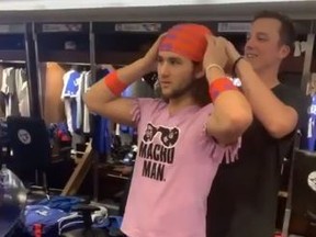 Blue Jays rookie Bo Bichette dresses as Macho Man Randy Savage (Instagram)