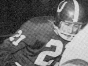 Harvey Wylie, a legend in the 50s and 60s with the Calgary Stampeders, he was elected to the CFL Hall of Fame on May 24, 1980. photo courtesy of the Calgary Stampeders