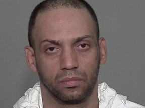 Sofiane Ghazi, 37, is seen in this undated police handout photo. A Montreal man charged with fatally stabbing his unborn baby pleaded guilty today to modified charges of second-degree murder and aggravated assault.
