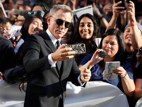 Daniel Craig arrives for the special presentation of "Knives Out" at the Toronto International Film Festival (TIFF) in Toronto September 7, 2019. (REUTERS/Mario Anzuoni)