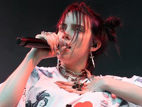 Singer/songwriter Billie Eilish performs on stage at Marymoor Park on June 2, 2019 in Redmond, Wash.