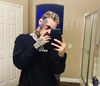 Aaron Carter taking a seflie of his new face tatoo. (Screengrab/Instagram)