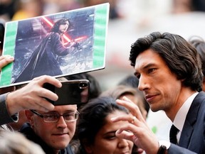 Adam Driver arrives at the Canadian premiere of "Marriage Story" at the Toronto International Film Festival in Toronto, Sept. 8, 2019.