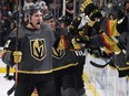 Mark Stone leads a top line of trade deadline hired guns for the Vegas Golden Knights.  Getty Images