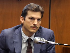 Ashton Kutcher testifies during the trial of alleged serial killer Michael Gargiulo, known as the “Hollywood Ripper,” at the Clara Shortridge Foltz Criminal Justice Center on May 29, 2019 in Los Angeles, California.