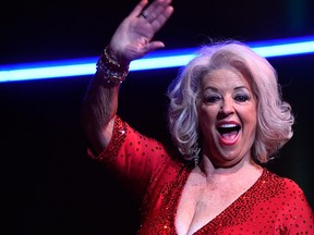Paula Deen performs at ABC's "Dancing With The Stars" Live Finale at The Grove on Nov. 24, 2015 in Los Angeles, Calif.  (Frazer Harrison/Getty Images)