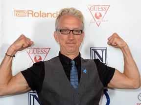 Comedian Andy Dick attends the 4th Annual Light Up The Blues at the Pantages Theatre on May 21, 2016 in Hollywood, California.  (Kevork Djansezian/Getty Images)