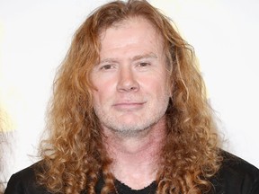 Dave Mustaine of Megadeth, winner of Best Metal Performance for 'Dystopia,' poses in the press room during The 59th GRAMMY Awards at STAPLES Center on Feb. 12, 2017 in Los Angeles.  (Frederick M. Brown/Getty Images)