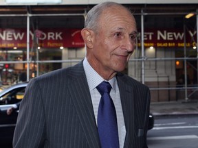 Jeremy Jacobs, owner of the Boston Bruins, arrives for a negotiation session with the NHL Players Association at the Westin Times Square Hotel in New York City on Dec. 4, 2012.