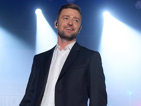 Justin Timberlake performs onstage during the Songwriters Hall Of Fame 50th Annual Induction And Awards Dinner  at The New York Marriott Marquis on June 13, 2019, in New York City.