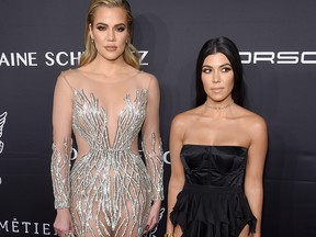 Khloe Kardashian and Kourtney Kardashian attend the 2016 Angel Ball hosted by Gabrielle's Angel Foundation For Cancer Research on Nov. 21, 2016 in New York City.