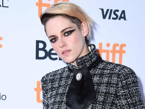 Actress Kristen Stewart attends the special screening presentation of "Seberg" at the Ryerson Theatre during the 2019 Toronto International Film Festival on Sept. 7, 2019. (VALERIE MACON/AFP/Getty Images)