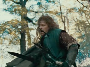 Boromir (Sean Bean) is killed by orc archers in "The Fellowship of the Ring."