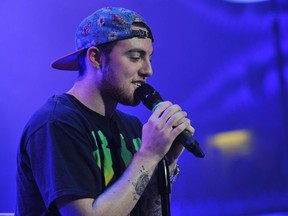 Mac Miller performs live in concert on the "The Blue Slide Park Tour" at the House of Blues Chicago in this 2011 file photo.