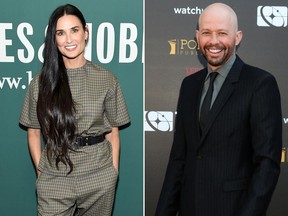 Demi Moore  and Jon Cryer.