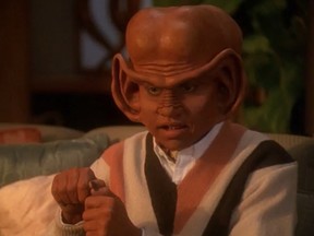 Aron Eisenberg as Nog in "Star Trek: Deep Space 9."