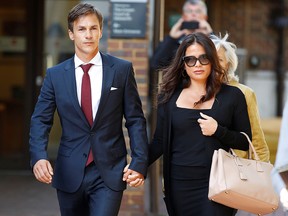 Ryder Cup winner Thorbjorn Olesen leaves the Isleworth Crown Court in Isleworth, Britain September 18, 2019. (REUTERS/Phil Noble)