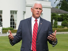 Democrats slam Mike Pence for staying at Trump hotel in Ireland