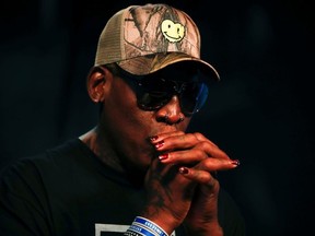Former NBA player Dennis Rodman poses for a portrait in Los Angeles, California, U.S., September 9, 2019.