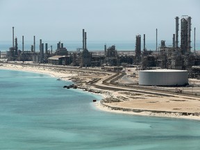 General view of Saudi Aramco's Ras Tanura oil refinery and oil terminal in Saudi Arabia May 21, 2018. (REUTERS/Ahmed Jadallah/File Photo)