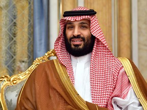 Saudi Arabia's Crown Prince Mohammed bin Salman attends a meeting with U.S. Secretary of State Mike Pompeo in Jeddah, Saudi Arabia, September 18, 2019. (Mandel Ngan/Pool via REUTERS/File Photo)