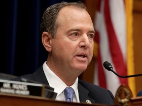 Committee chairman Rep. Adam Schiff (D-CA) delivers opening remarks at a hearing featuring Acting Director of National Intelligence Joseph Maguire testifying before the House Select Committee on Intelligence in the Rayburn House Office Building on Capitol Hill Sept. 26, 2019 in Washington, D.C.