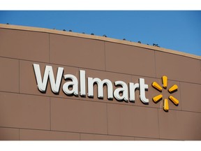 Walmart's logo is seen outside one of the stores in Chicago, Illinois, U.S., November 20, 2018.