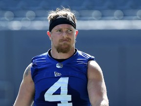 Winnipeg Blue Bombers middle linebacker Adam Bighill was furious Saturday night after an ugly incident where Alouettes quarterback Vernon Adams ripped off Bighill’s helmet and hit him with it.