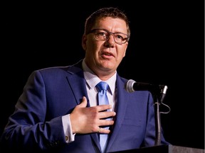 Saskatchewan Premier Scott Moe speaks at the SARM Annual Convention in Saskatoon on March 13, 2019. (MATT SMITH/THE STAR PHOENIX)