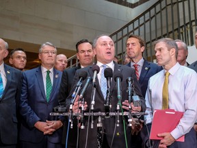 House Minority Whip Steve Scalise (R-LA) speaks during a press conference alongside House Republicans on Capitol Hill on Oct. 23, 2019 in Washington, D.C. (Alex Wroblewski/Getty Images)