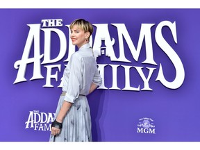 Charlize Theron attends the Premiere of MGM's 'The Addams Family' at Westfield Century City AMC on October 6, 2019 in Los Angeles, California.