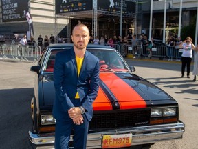 Aaron Paul attends "El Camino: A Breaking Bad Movie" photocall by Netflix during Sitges Film Festival 2019 on October 12, 2019 in Sitges, Spain.