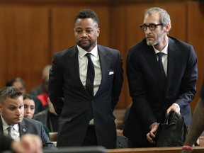 Actor Cuba Gooding Jr. appears for his arraignment in New York State Supreme Court in the Manhattan borough of New York, Oct. 15, 2019. (Alec Tabak/Pool via REUTERS)