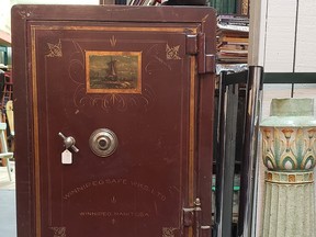 A safe at the Civic Museum of Regina is shown in a handout photo. (THE CANADIAN PRESS/HO-Rob Deglau)