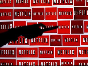The Netflix logo is shown in this illustration photograph in Encinitas, Calif., Oct. 14, 2014.