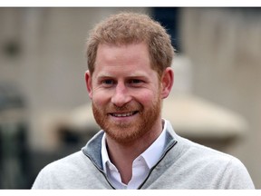In this file photo taken on May 06, 2019 Britain's Prince Harry, Duke of Sussex, speaks to members of the media at Windsor Castle in Windsor, west of London on May 6, 2019, following the announcement that his wife, Britain's Meghan, Duchess of Sussex has given birth to a son. - Prince Harry has begun legal action against more British tabloid newspapers, media and one of the publishing groups concerned said Friday, days after slamming the press for coverage of his wife.