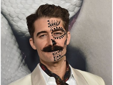 Actor Matthew Morrison arrives for the Red Carpet event celebrating 100 episodes of FX's "American Horror Story" at the Hollywood Forever Cemetary in Los Angeles on Oct. 26, 2019. (LISA O'CONNOR / AFP)