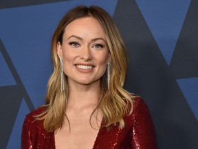US actress Olivia Wilde arrives to attend the 11th Annual Governors Awards gala hosted by the Academy of Motion Picture Arts and Sciences at the Dolby Theater in Hollywood on October 27, 2019. (Chris Delmas / AFP)