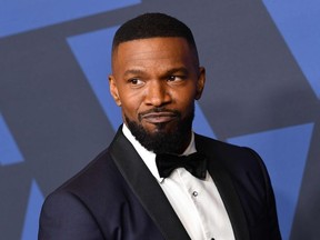 US actor Jamie Foxx arrives to attend the 11th Annual Governors Awards gala hosted by the Academy of Motion Picture Arts and Sciences at the Dolby Theater in Hollywood on October 27, 2019.