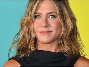 US actress Jennifer Aniston arrives for Apples "The Morning Show" global premiere at Lincoln Center- David Geffen Hall on October 28, 2019 in New York.
