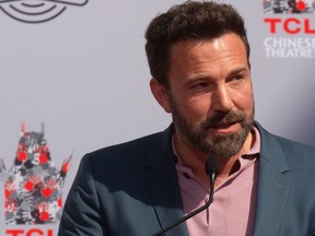 Ben Affleck attends Kevin Smith and Jason Mewes Hands and Footprint Ceremony at TCL Chinese Theatre on Oct. 14, 2019 in Hollywood, Calif. (Gabriel Olsen/Getty Images