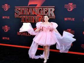 Millie Bobby Brown attends the premiere of Netflix's "Stranger Things" Season 3 on June 28, 2019 in Santa Monica, Calif.